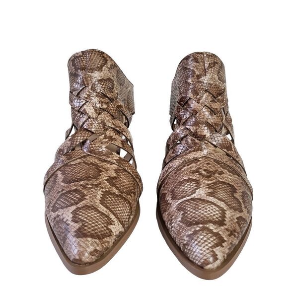 NWOT Comfort Est 1946 Snake Print Mules Size 10W - Picture 4 of 8